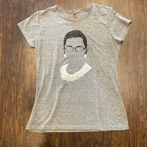 Notorious Ruth Bader Ginsburg - RBG - gray t-shirt